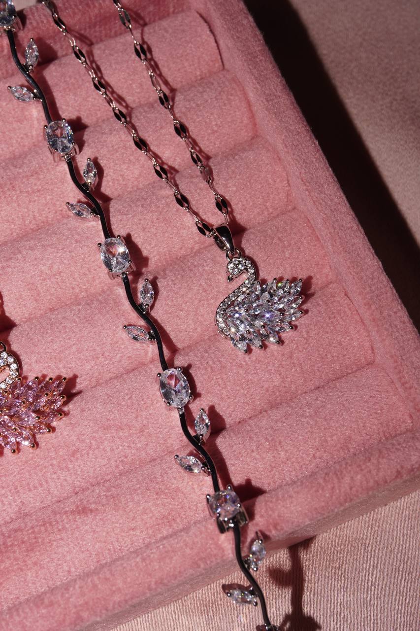 Bracelet et Collier portés